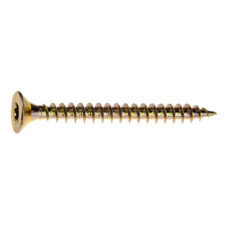 VRUT UNIVERZÁLNÍ ZAPUŠTĚNÁ HLAVA 4x40 torx zinek žlutý