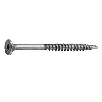 VRUT UNIVERZÁLNÍ ZAPUŠTĚNÁ HLAVA s vrtáčkem torx 4,5x60 zinek bílý