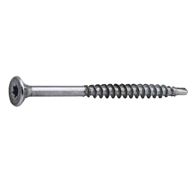 VRUT UNIVERZÁLNÍ ZAPUŠTĚNÁ HLAVA s vrtáčkem torx 4,5x60 zinek bílý